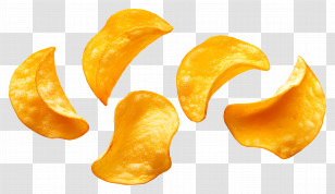 Potato Chip - Crispy Golden Potato Chips Illustration Transparent PNG