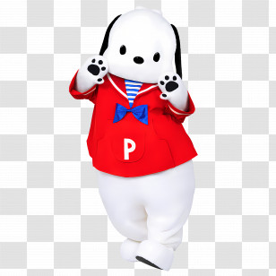 Pochacco - Cartoon Dog In Costume Transparent PNG