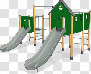 Playground Slide Kompan Pre-school Double Tower - Preschool - Chute Transparent PNG