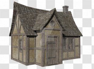 Hut Middle Ages House Roof Facade Transparent PNG