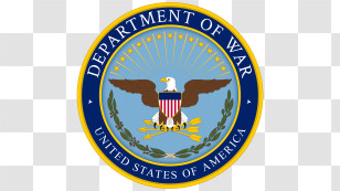 Department Of War Logo - United States Department Of War Seal Transparent PNG