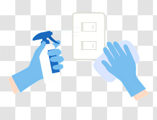 Icon - Cleaning Supplies For Disinfection Transparent PNG