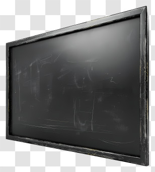 Empty Chalkboard - Empty Blackboard For Teaching Transparent PNG