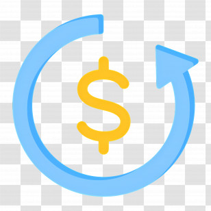 Investment Flow - Dollar Refund Arrow Symbol Transparent PNG