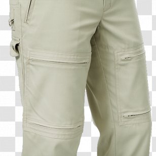 Pants Cotton Khaki Polyester Pocket - Woven Fabric - Active Transparent PNG