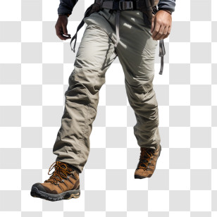 Walk Day
 - Hiking Pants With Boots Transparent PNG