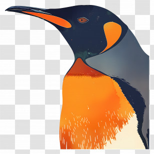Penguin - Penguin Profile Illustration Transparent PNG