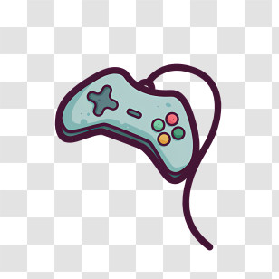 Icon - Retro Game Controller Transparent PNG