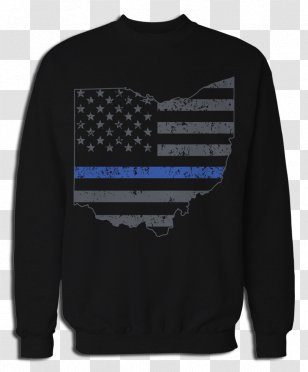Eastern Kentucky University T-shirt Colonels Football Bluza Hoodie - Shirt - Thin Blue Line Transparent PNG