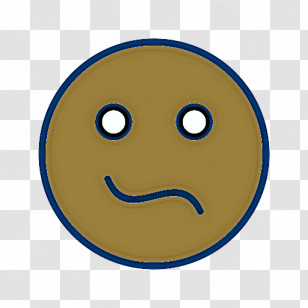 Smiley Minimal Yellow Font Meter Transparent PNG