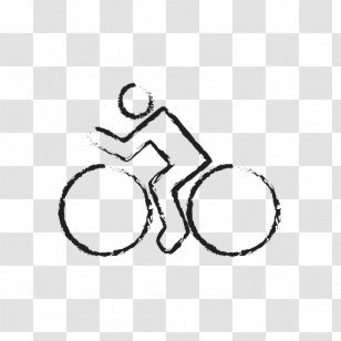 Cycling Bicycle Android - Black And White Transparent PNG