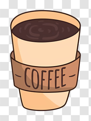 Coffee Cup - Coffee To-Go Cup With Warm Beverage Transparent PNG