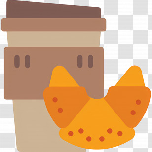Coffee Breakfast - Coffee And Croissant For Breakfast Transparent PNG