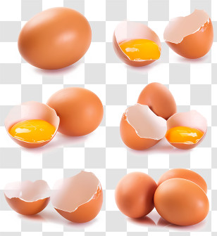 Egg - Whole And Cracked Eggs In Cooking Preparation Transparent PNG
