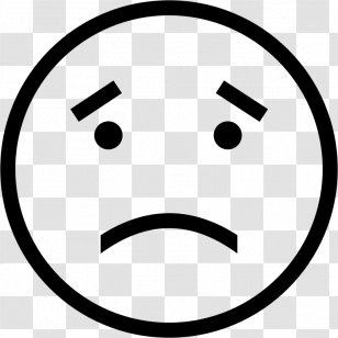 Emoticon Smiley Sadness Clip Art - Line Transparent PNG