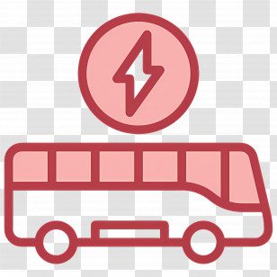 Electrical Bus - Electric Bus For Public Transport Transparent PNG