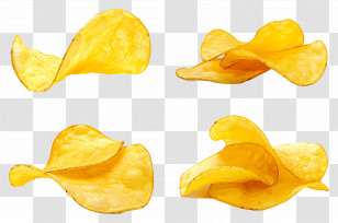 Potato Chip - Crispy Golden Potato Chips Transparent PNG