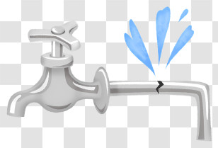 Icon - Leaking Water Pipe Transparent PNG