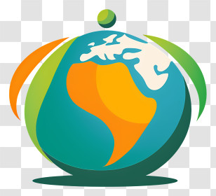 World Obesity Day - Colorful Earth Illustration Transparent PNG