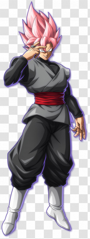 Future Zamasu - Anime Warrior With Blue Hair Transparent PNG