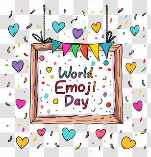 World Emoji Day - World Emoji Day Celebration Transparent PNG
