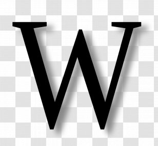 W Hotels Letter English Wikipedia Voice - Wikimedia Commons - Text Transparent PNG