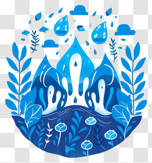 World Water Day - Water And Nature Illustration Transparent PNG