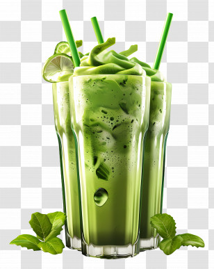 Green Smoothies - Green Drink With Leaves In A Glass Transparent PNG