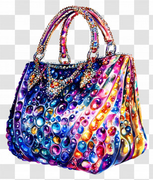 Fashion Bag - Vibrant And Stylish Handbag Transparent PNG