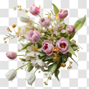 Elegant Flower Arrangement - Beautiful Flower Bouquet For Special Occasions Transparent PNG