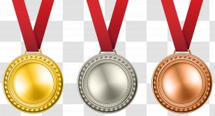 Gold Medal Silver - Sport - Medals Vector Material Transparent PNG