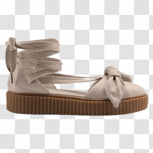 Puma Creeper Ballet Lace Fenty Beauty Sports Shoes Brothel - Flower - Sandal Transparent PNG