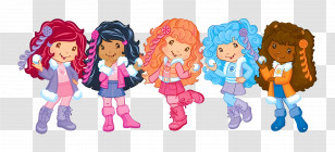 Strawberry Shortcake - Strawberry Shortcake Winter Friends Transparent PNG