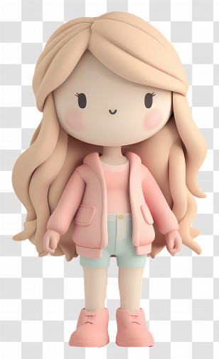 Taylor Swift - Cute Girl In Pink Jacket And Blue Shorts Transparent PNG