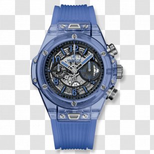 Hublot Watch Sapphire Blue Tourbillon - Watchmaker Transparent PNG