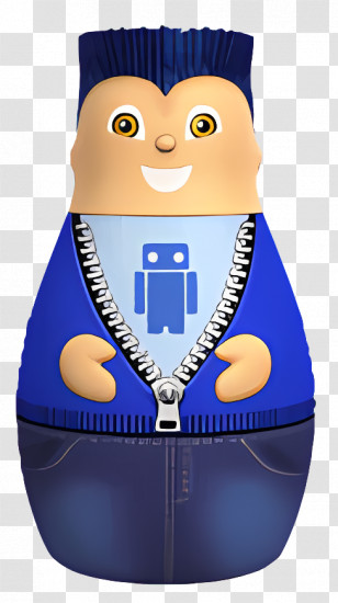 Higglytown Heroes - Cartoon Character In Blue Jacket Transparent PNG