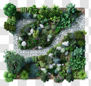 Top View - Garden Path Top View Transparent PNG