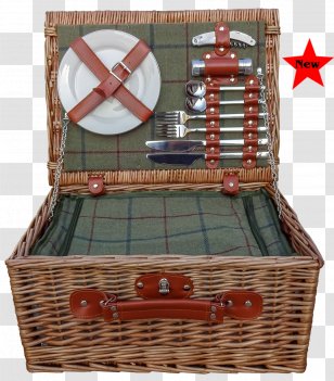 Picnic Baskets Hamper Wicker - Willow - Basket Transparent PNG