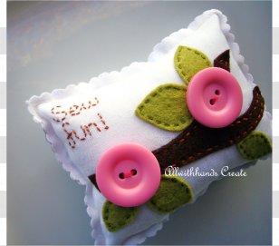 Pincushion Felt Sewing Place Mats Pattern - Cake - Pin Transparent PNG