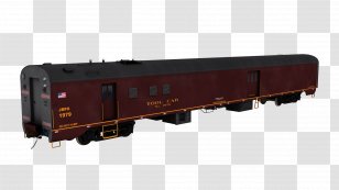Train Goods Wagon Passenger Car Rail Transport Railroad - Custom Transparent PNG