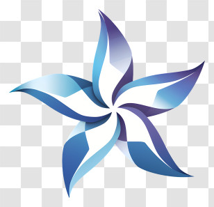 Star Shape - Blue Star Pattern Design Transparent PNG