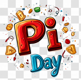 Pi Day - Pi Day Celebration Illustration Transparent PNG