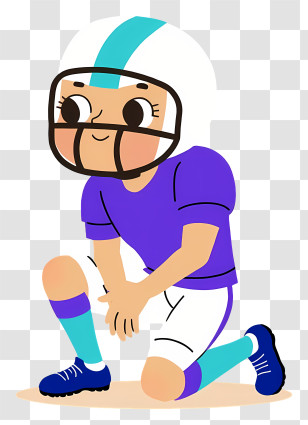 American Football Player - Football Player In Gear Transparent PNG