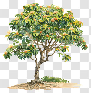 Kapok Tree - Flowering Tree Illustration Transparent PNG