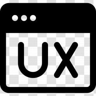 Ui Ux Icon - Black UX Icon Transparent PNG