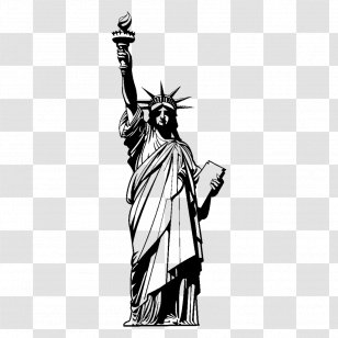 Statue Of Liberty Drawing Clip Art - Costume Design Transparent PNG