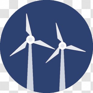 Wind Farm Turbine Power Windmill Renewable Energy - Electric Generator Transparent PNG