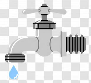 Tap Water - Water Tap With Dripping Drop Transparent PNG