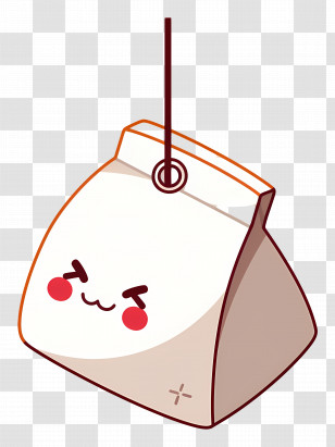 Kawaii Tea Bag - Adorable Tea Bag Transparent PNG