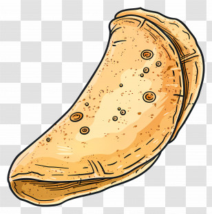 Dosa - Delicious Baked Empanada Transparent PNG